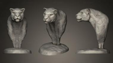 3D model Jaguar Bust (STL)